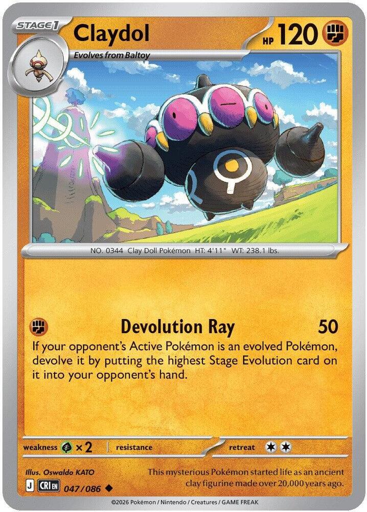 Claydol - 047/086 - Chaos Rising