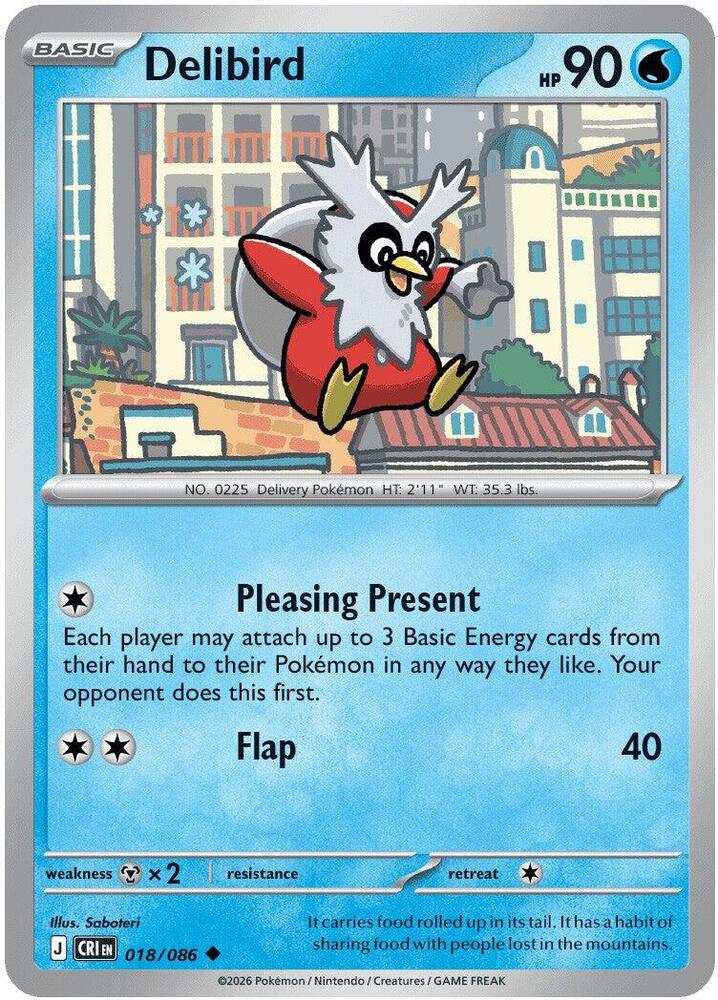 Delibird - 018/086 - Chaos Rising