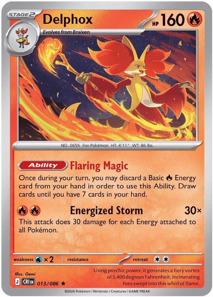Delphox - 013/086 - Chaos Rising