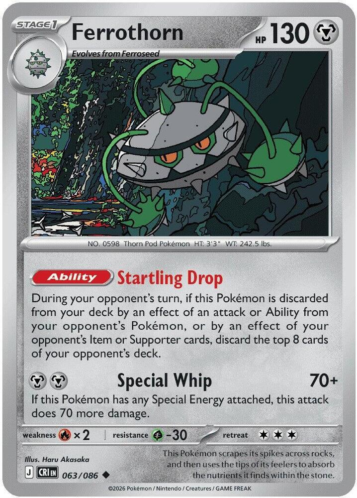 Ferrothorn - 063/086 - Chaos Rising