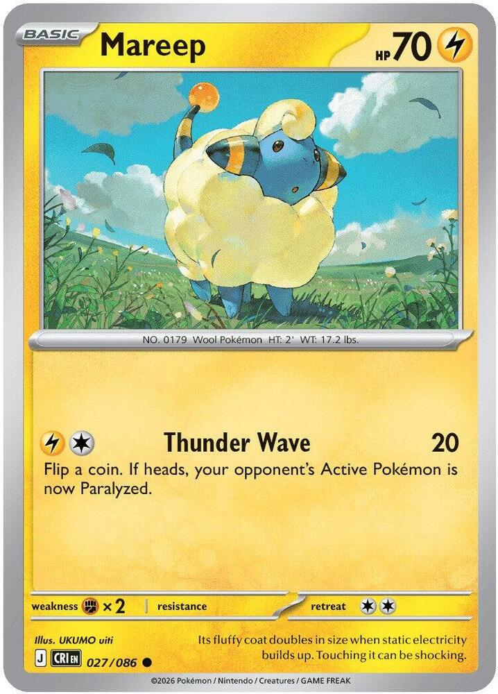 Mareep - 027/086 - Chaos Rising