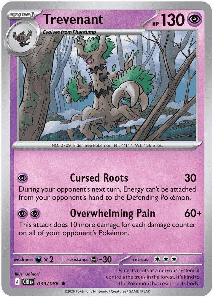 Trevenant - 039/086 - Chaos Rising