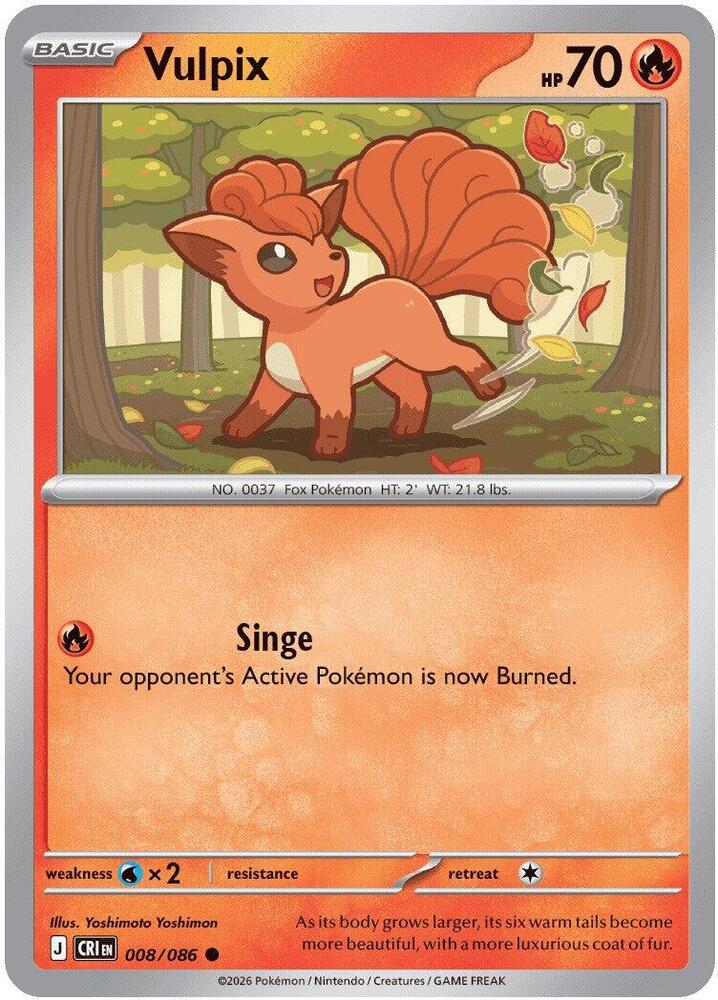 Vulpix - 008/086 - Chaos Rising