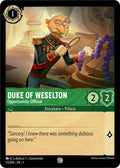 Duke of Weselton - Opportunistic Official - The First Chapter