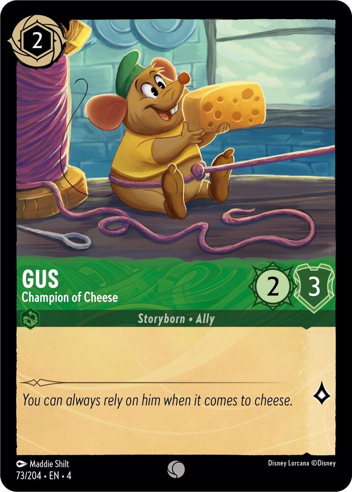 Gus - Champion of Cheese - Ursula's Return