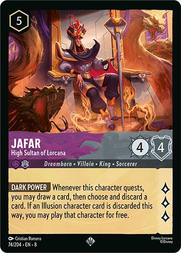 Jafar - High Sultan of Lorcana - 74/204 - Reign of Jafar