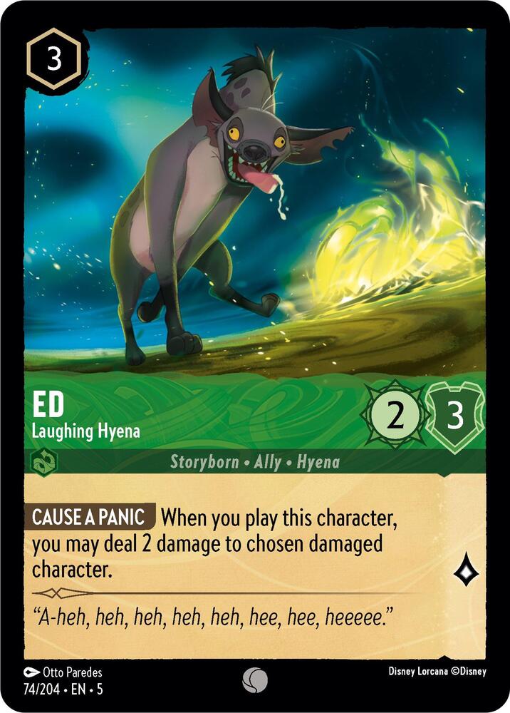 Ed - Laughing Hyena - 74/204 - Shimmering Skies