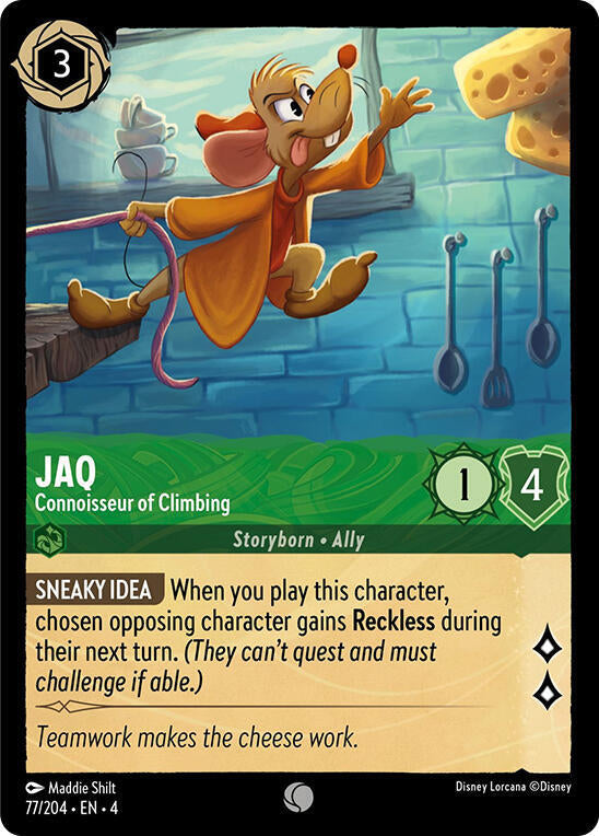 Jaq - Connoisseur of Climbing - Ursula's Return