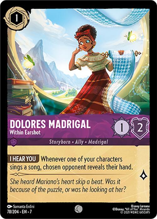 Dolores Madrigal - Within Earshot - 78/204 - Archazia's Island