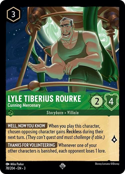 Lyle Tiberius Rourke - Cunning Mercenary - Into the Inklands