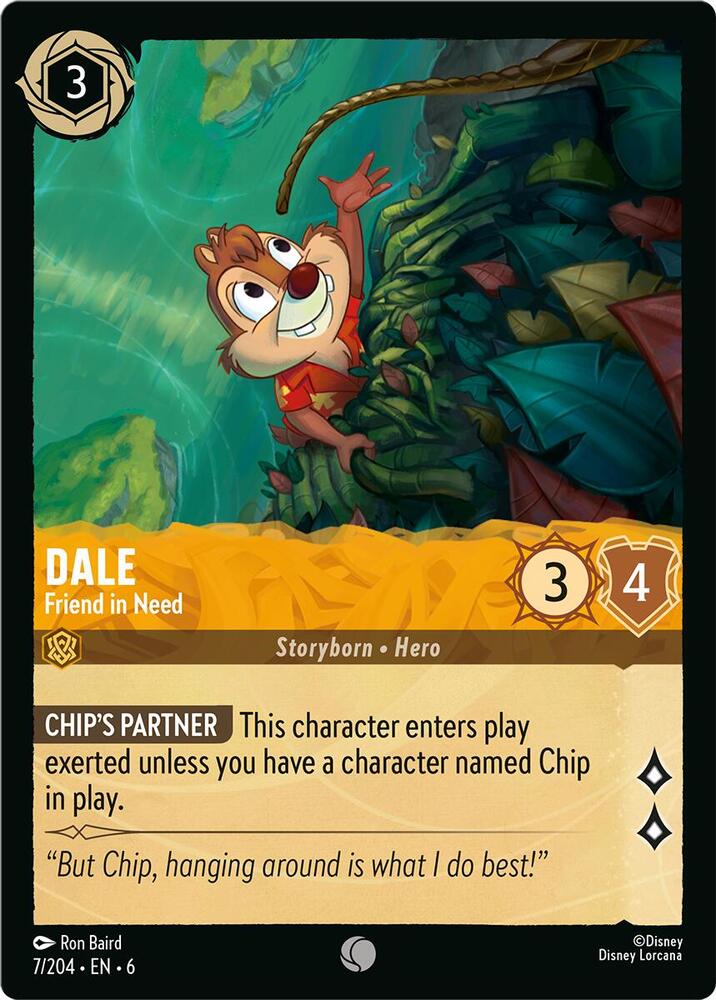 Dale - Friend in Need - 7/204 - Azurite Sea
