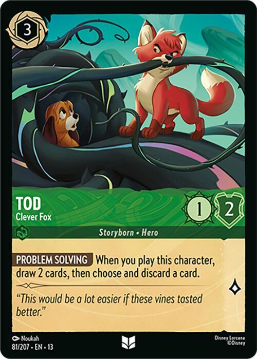 Tod - Clever Fox - 81/207 - Attack of the Vine!
