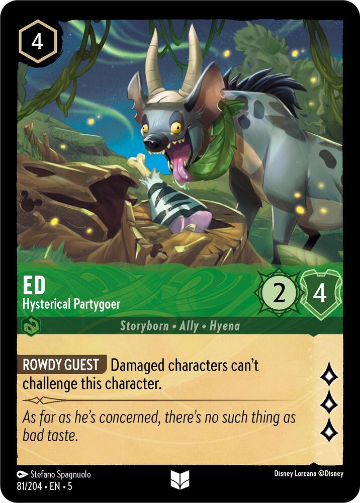 Ed - Hysterical Partygoer - 81/204 - Shimmering Skies