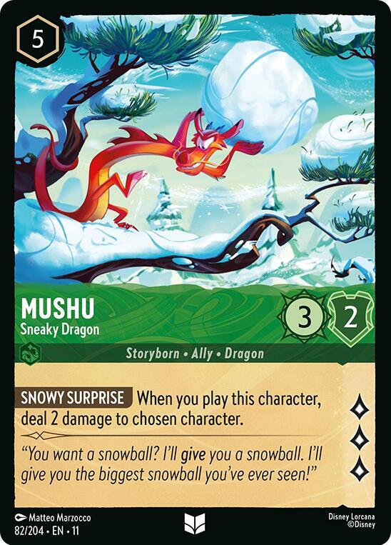 Mushu - Sneaky Dragon - Winterspell
