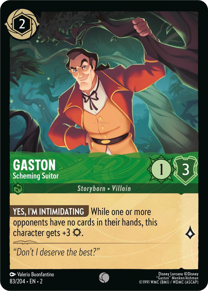 Gaston - Scheming Suitor - Rise of the Floodborn