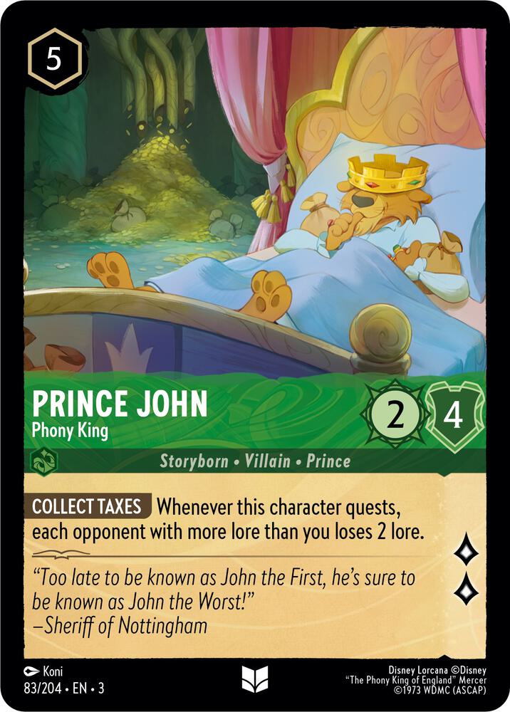 Prince John - Phony King - Into the Inklands