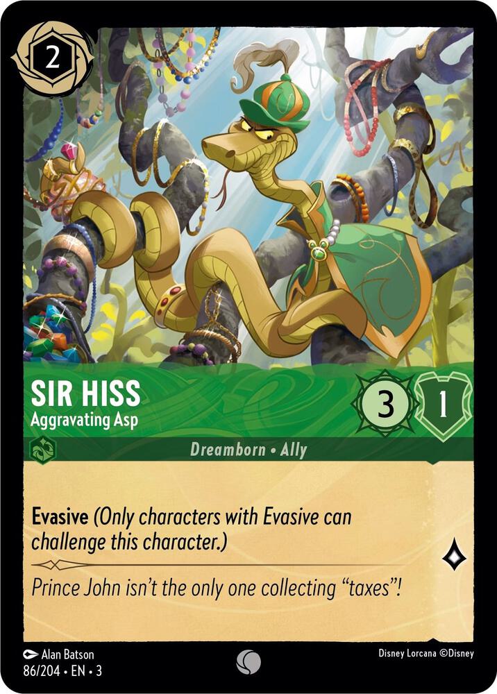 Sir Hiss - Aggravating Asp - Into the Inklands