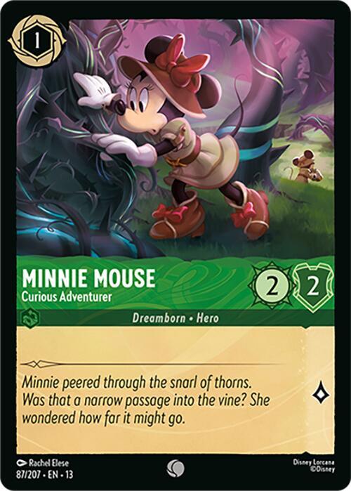 Minnie Mouse - Curious Adventurer - 87/207 - Attack of the Vine!