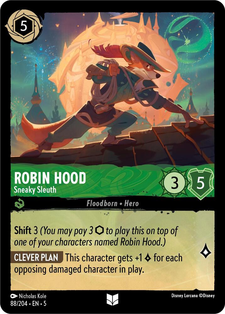 Robin Hood - Sneaky Sleuth - 88/204 - Shimmering Skies