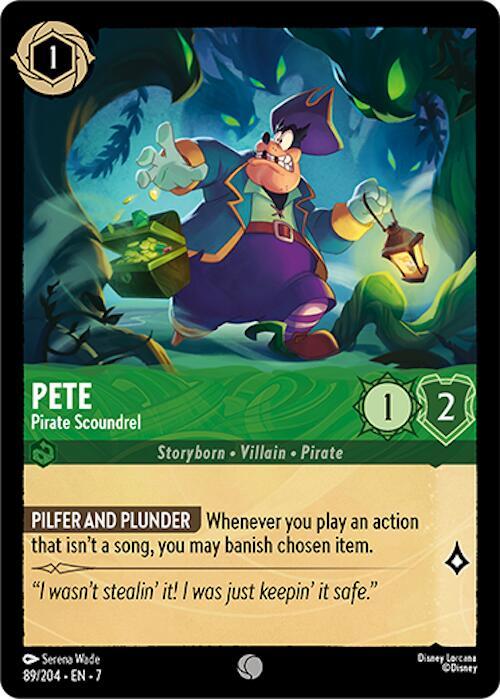 Pete - Pirate Scoundrel - 89/204 - Archazia's Island