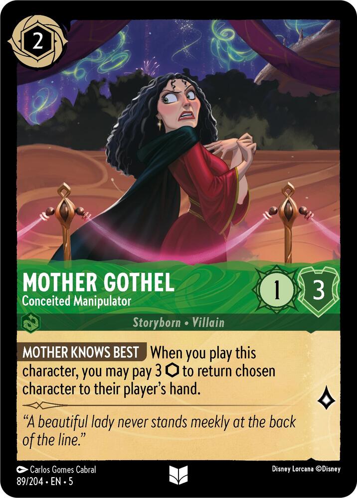 Mother Gothel - Conceited Manipulator - 89/204 - Shimmering Skies