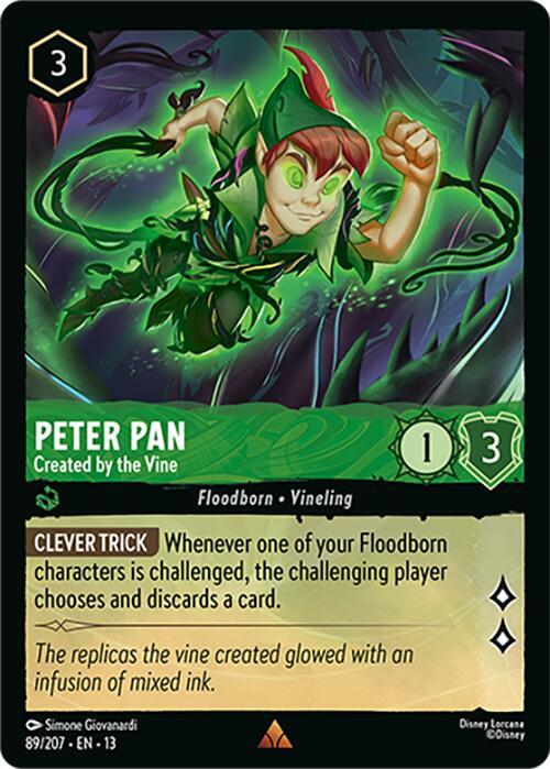Peter Pan - Created by the Vine - 89/207 - Attack of the Vine!