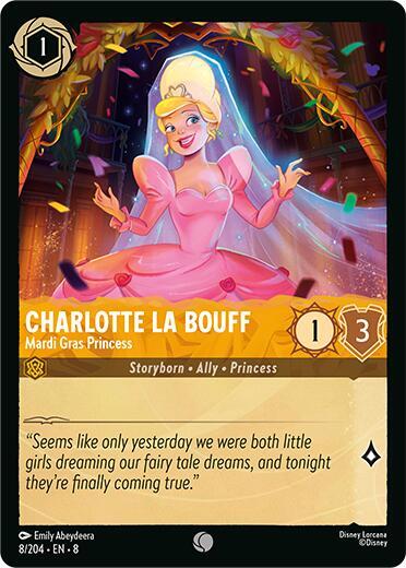 Charlotte La Bouff - Mardi Gras Princess - 8/204 - Reign of Jafar
