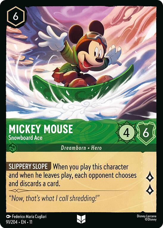 Mickey Mouse - Snowboard Ace - Winterspell