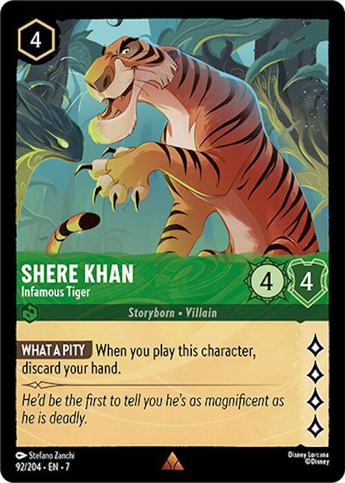 Shere Khan - Infamous Tiger - 92/204 - Archazia's Island