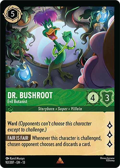 Dr. Bushroot - Evil Botanist - 92/207 - Attack of the Vine!