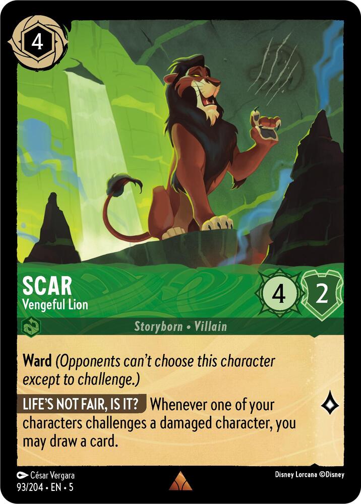 Scar - Vengeful Lion - 93/204 - Shimmering Skies