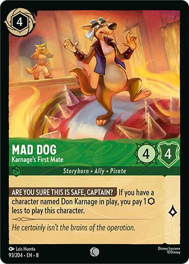 Mad Dog - Karnage's First Mate - Reign of Jafar