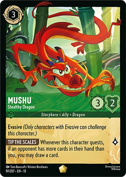 Mushu - Stealthy Dragon - 97/207 - Attack of the Vine!