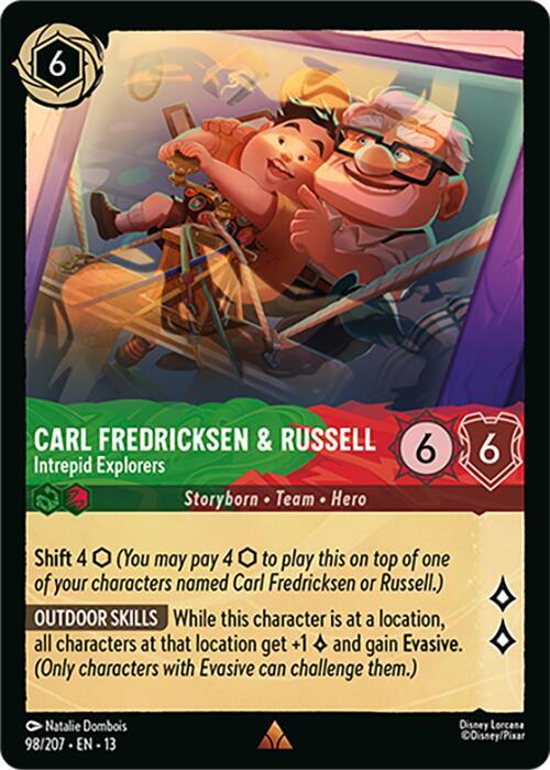 Carl Fredricksen & Russell - Intrepid Explorers - 98/207 - Attack of the Vine!