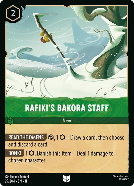 Rafiki's Bakora Staff - Winterspell