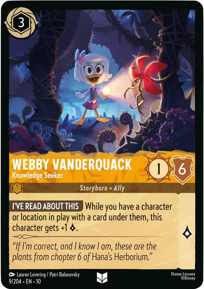 Webby Vanderquack - Knowledge Seeker - Whispers in the Well