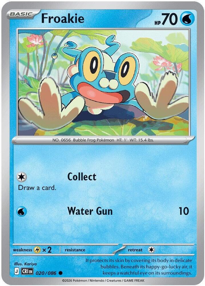 Froakie - 020/086 - Chaos Rising